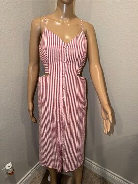 Jason Wu 100% cotton striped summer dress.